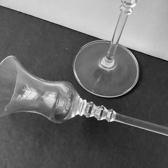 VINTAGE MIKASA "Sonata" Crystal Candlesticks EUC - Picture 5 of 5